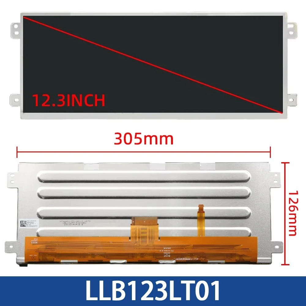 จอแสดงผล LCD รุ่น Original LLB123LT01 ขนาด 12.3 นิ้ว สำหรับรถยนต์ Citroen C4 Picasso Spacetourer และ