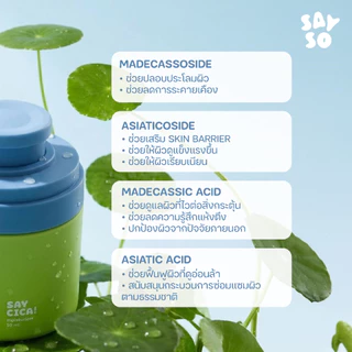 SAYSO | SAYCICA Moisturizer | มอยส์ปลอบผิว | CICA Complex 4X + Panthenol 1000 ppm | Made In Korea