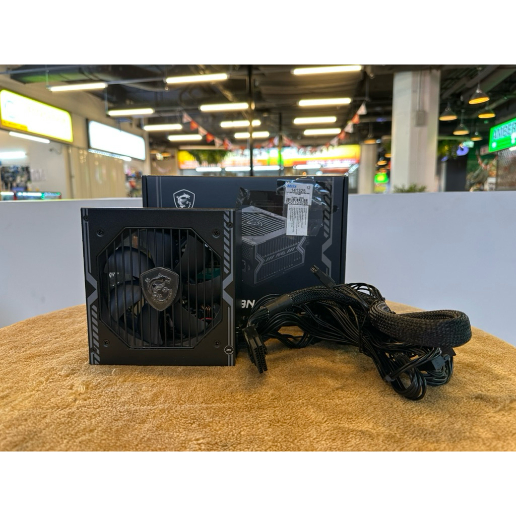 POWER SUPPLY (อุปกรณ์จ่ายไฟ) MSI MAG A650BN - 650W 80 PLUS BRONZE BLACK ATX