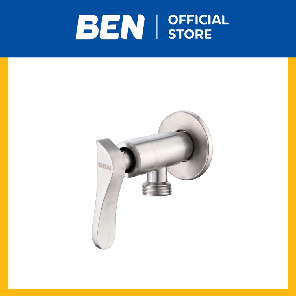 BEN 89A2332 สต็อปฝักบัว สำหรับเปิดปิดฝักบัว ใช้ได้กับสายฝักบัวทุกยี่ห้อ วัสดุสแตนเลส 304 ทนทาน สีสแตนเลสด้าน – โปรปัง