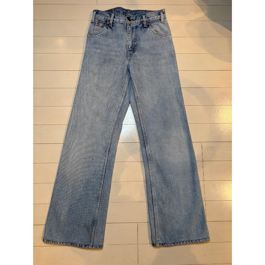 【MADE IN TURKEY】LEVI'S VINTAGE CLOTHING LVC 645 Orange Tab Big E TALON 42 Zip Bell Bottoms W23