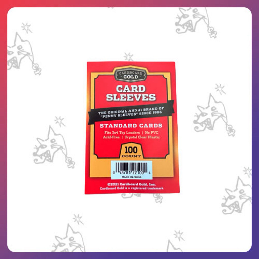 [พร้อมส่ง] ซองใสใส่การ์ด Cardboard Gold Sleeve 35pt การันตีจากบริษัท PSA
