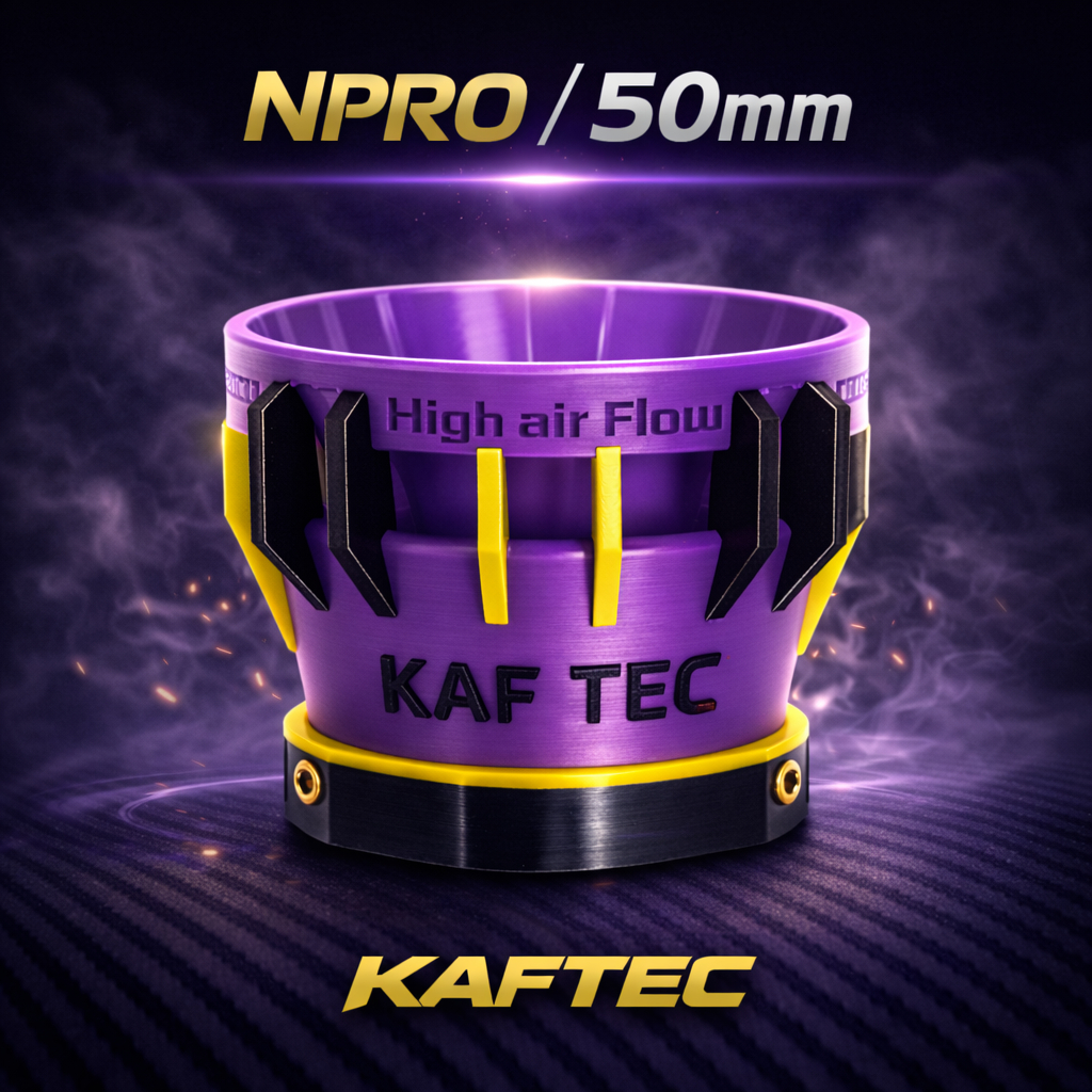 ปากแตรคาบู เอ็นโปร Npro NSR ปากแตรดูดสองทาง ปาก50มิล Kaftec
