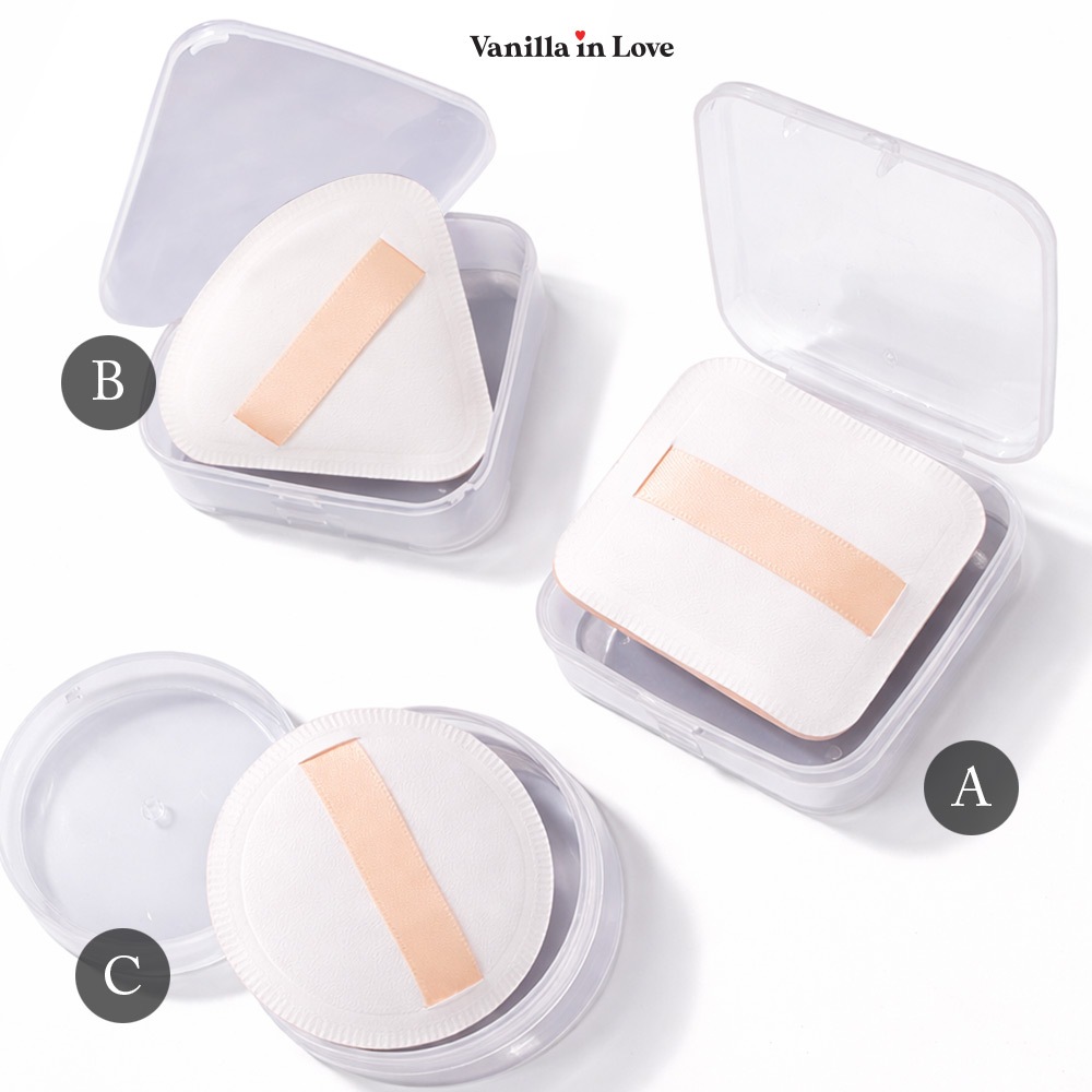 SG08 พัฟฟองน้ำ พร้อมกล่องใส่  Wet&Dry Makeup Sponge หนานุ่มพิเศษ