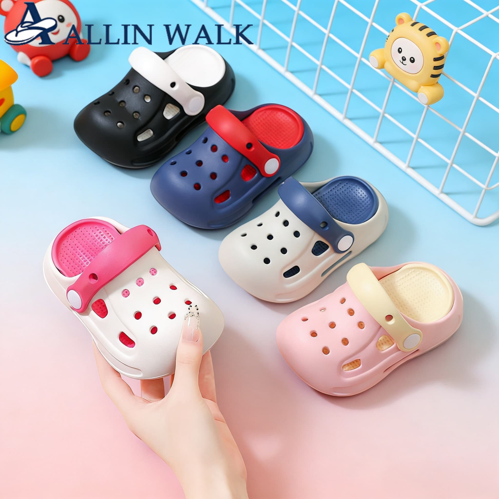 ALLIN WALK รองเท้าเด็ก EVA กันน้ำ กันลื่น เบาสบาย รองเท้าเล่นน้ำ สงกรานต์ เด็ก 24-35
