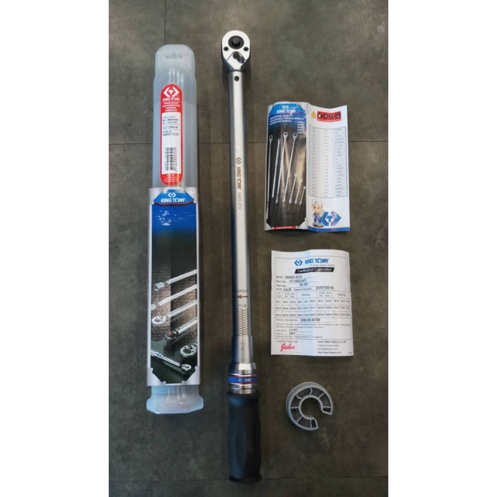 ประแจปอนด์ ด้ามปอนด์ ขันปอนด์ 4หุน kingtony 34462-2cg