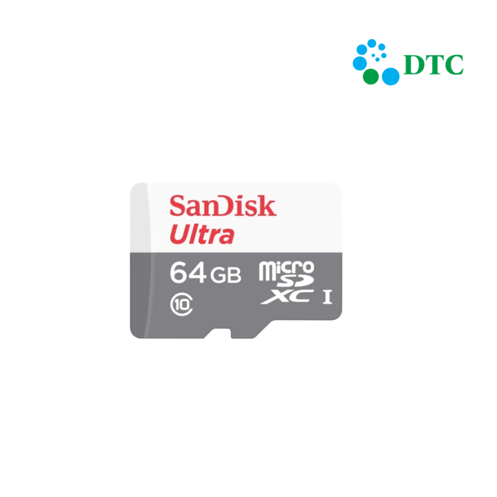 SanDisk Micro SD Card แท้ (Synnex) Class10 U1/U3 เมมโมรี่การ์ด 64GB 128GB กล้องติดรถ โดรน มือถือ ประกันศูนย์