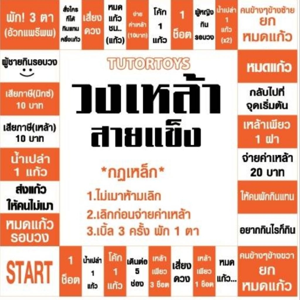 เกมส์เศรษฐีวงเหล้าสายแข็งNO3 สินค้าอยู่ไทยพร้อมจัดส่ง