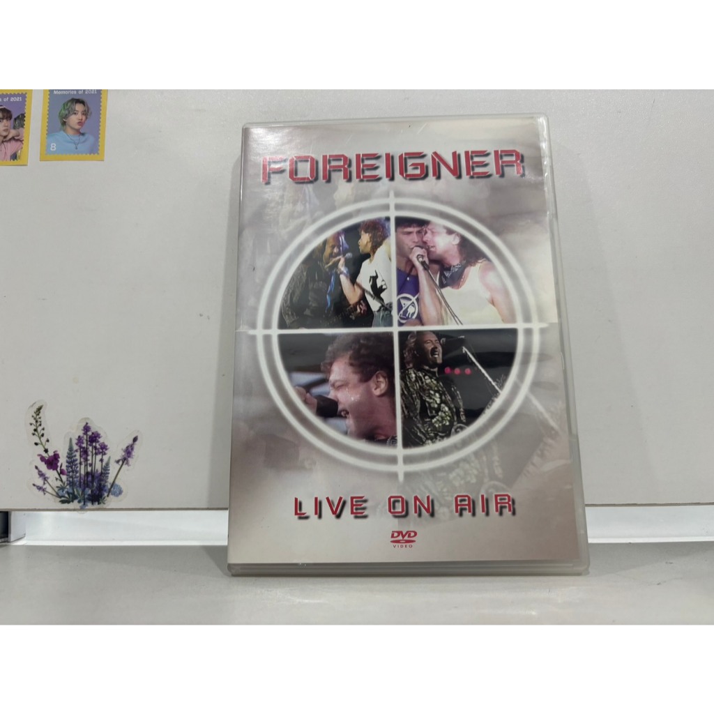 1 DVD MUSIC  ซีดีเพลงสากล     FOREIGNER LIVE ON AIR    (A16F70)