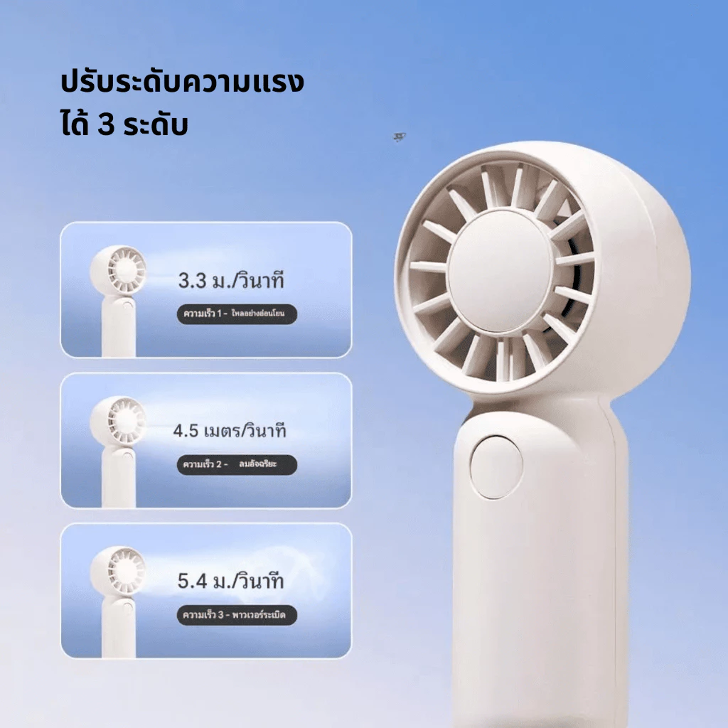 KiiP CFAN08 พัดลมพกพาแบบมินิ  สำหรับใช้งานกลางแจ้ง thumbnail 3