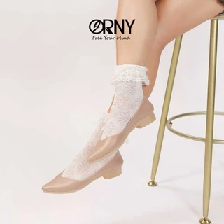 มีไซส์ 41 ✨ 👠 ORNY(ออร์นี่) ® 3319 รองเท้าคัชชูยางส้นสูง คัทชูนิ่มมากก