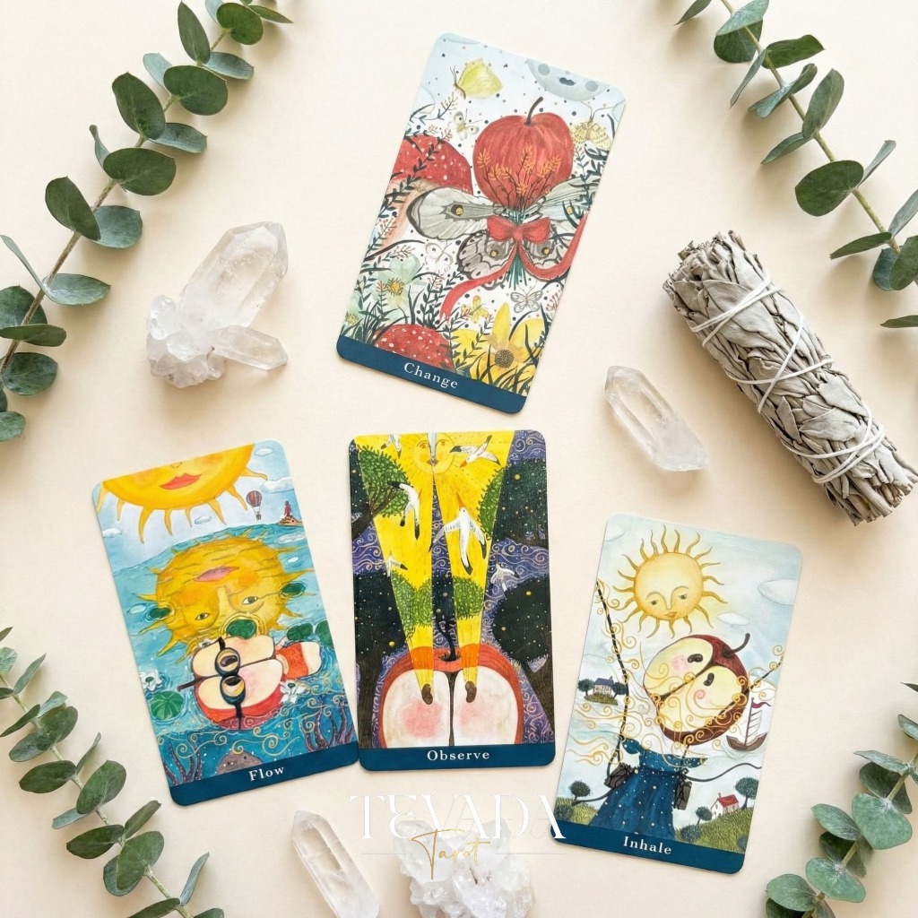 ไพ่ออราเคิล ไพ่ยิปซี ไพ่ทาโรต์ Journey Oracle Deck ผลงานครูชัย ขอบทอง ฮีลใจ ไพ่น่ารัก ภาพสีน้ำ ของแท้ พร้อมส่ง ราคา ถูกที่สุด ดีลบีเคเค แกลเลอรีภาพที่ 8