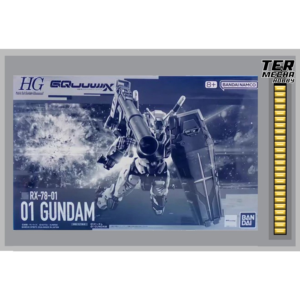 P-BANDAI HG 1/144 GUNDAM 01 [GQ] : GQUUUUUUX (LOT HK)