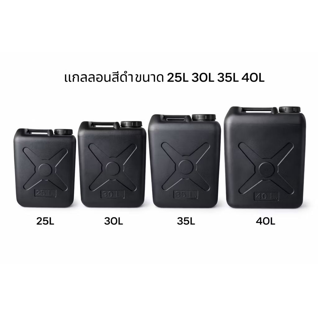 แกลลอนน้ำมัน 25,30,35,40  ลิตร รุ่นหนาพิเศษ พลาสติกเกรด A แข็งแรงทนทาน