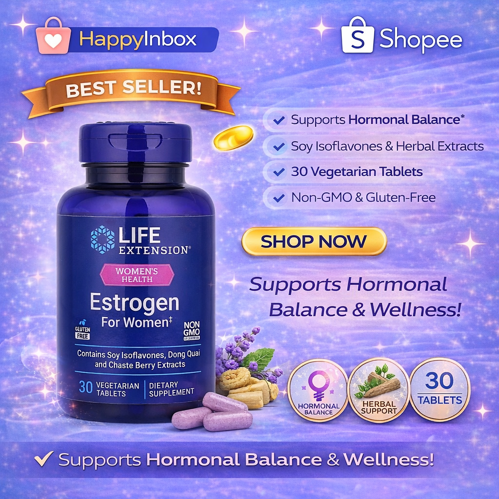 💗 Life Extension Estrogen for Women บำรุงสมดุลฮอร์โมน เสริมสุขภาพและความสมบูรณ์ของสตรี