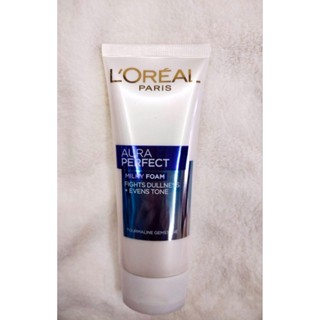 โฟมล้างหน้าลอรีอัลออร่า ไวท์เพอร์เฟ็คท์ มิวค์กี 100ml. ของแท…