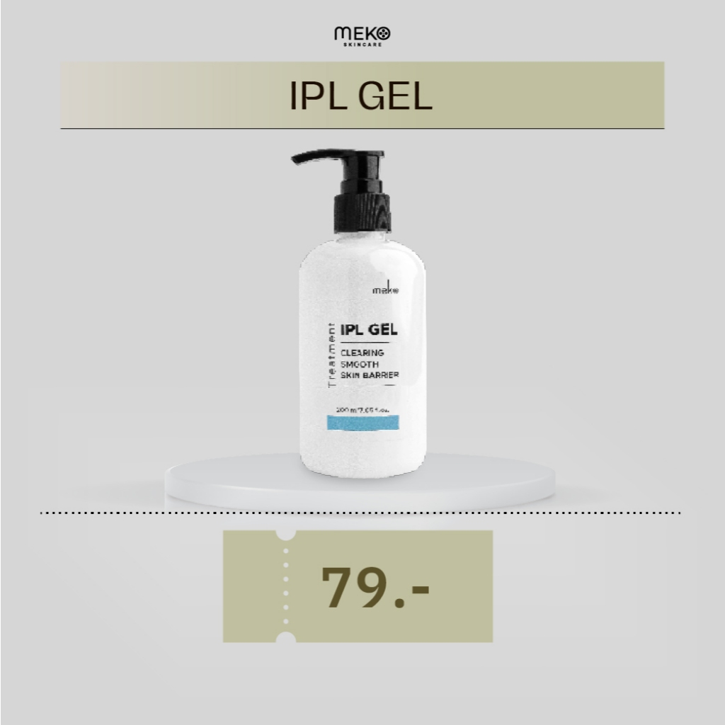 เจลไอพีเอล IPL Gel ใช้ที่เมโกะ คลินิก Meko Clinic ขนาด 200 ml. เจลสำหรับเลเซอร์ขน IPL เครื่องเลเซอร์