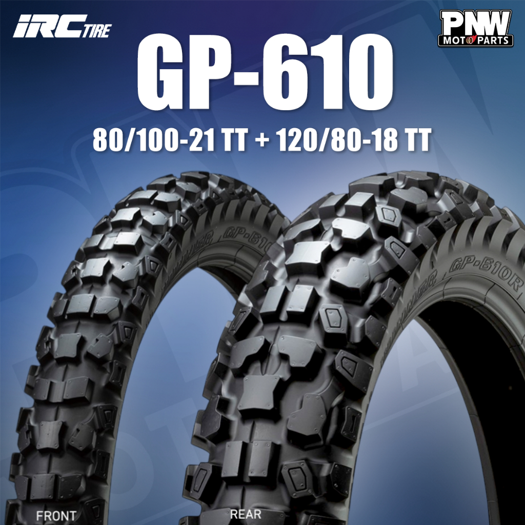 ยางกึ่งวิบาก IRC GP-610 Trail Winner สำหรับ CRF250L / CRF300L / CRF Rally / KLX250