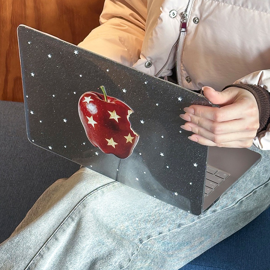 Shesell พร้อมส่ง✨เคส macbook(Glitter)Star Apple Air13 Neo13 Air15 M5/M4เคสสำหรับแมคบุ๊คใสPro13/14/16 ราคา ถูกที่สุด ดีลบีเคเค แกลเลอรีภาพที่ 8