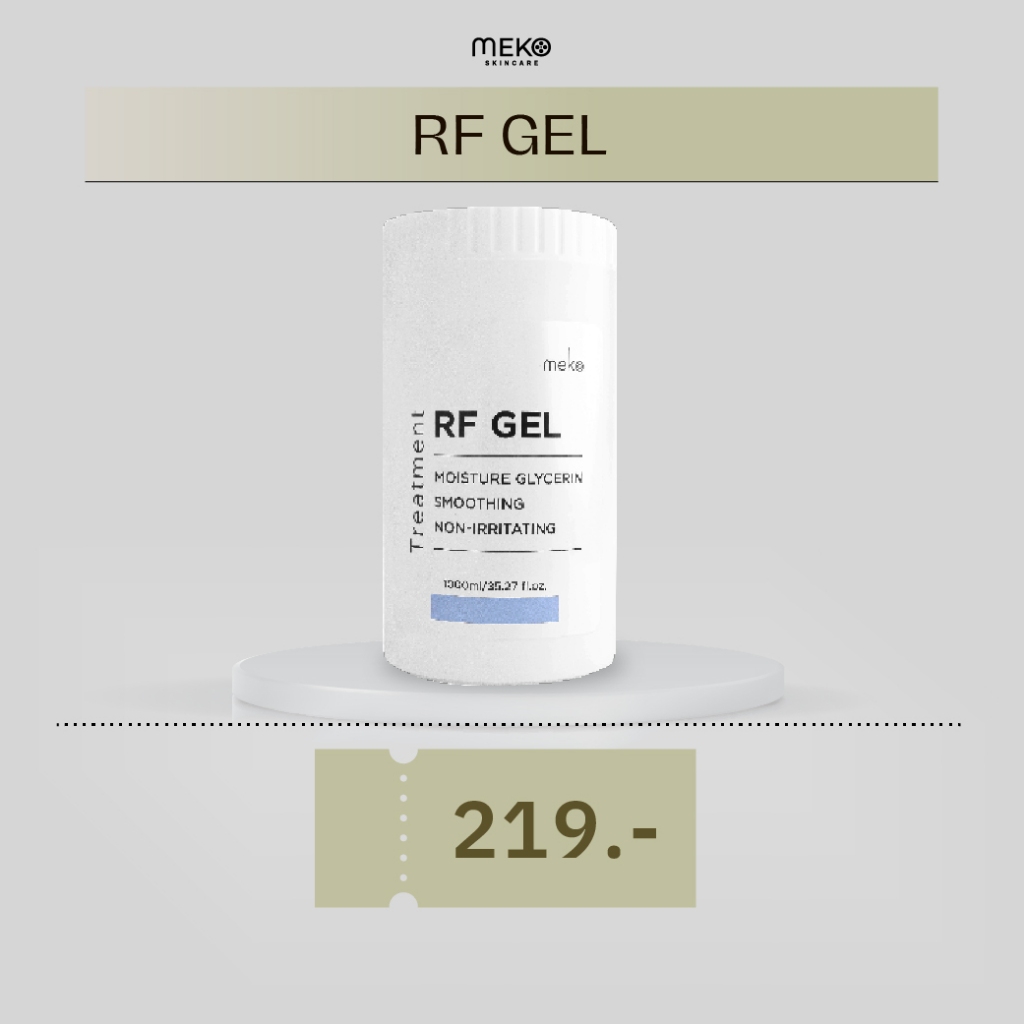 เจลอาร์เอฟ RF Gel - กลีเซอรีนเจล ใช้ที่เมโกะ คลินิกMeko Clinic กระปุก 1,000ml.เจลสำหรับเครื่อง RF,G5
