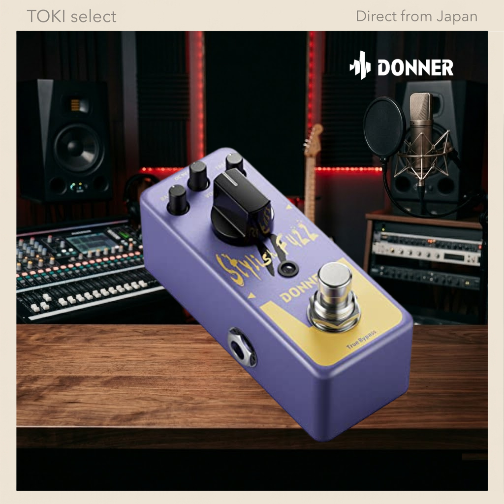 Donner Fuzz Effect Pedal Fuzz Pedal Mini Fuzz Pedal True Bypass Stylish Fuzz II