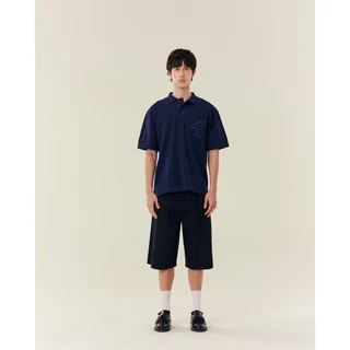 S26MD SMILEYHOUND CUT-OUT LOGO POCKET POLO