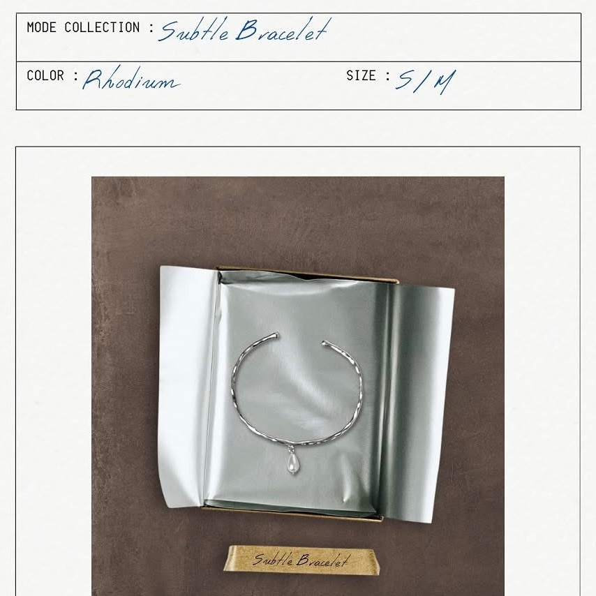 grumpy, Subtle Bangle (ราคาต่อชิ้น, price per piece)