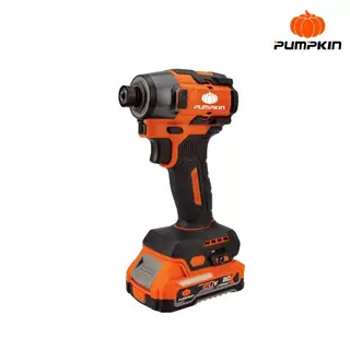 🔥รุ่นใหม่ปี2026 ส่งด่วน🔥 สว่านไขควงกระแทกไร้สาย (คอสั้นพิเศษ) Pumpkin 50624 , 50625 สว่านไขควงไร้สาย