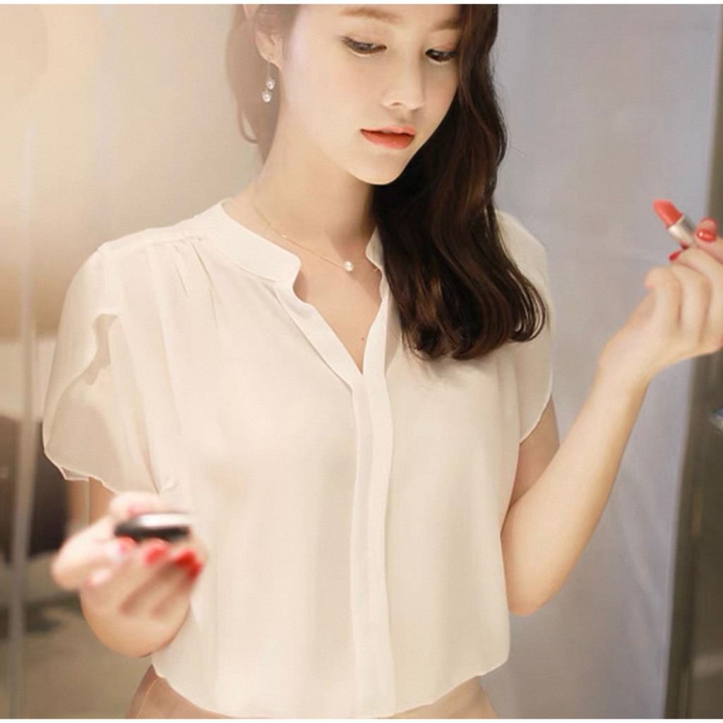 เสื้อแขนสั้นสำหรับผู้หญิงเหมาะสำหรับฤดูร้อนทรงหลวมสวมใส่สบ รูปที่ 2
