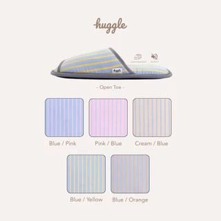 Cotton Candy รองเท้าสลิปเปอร์หัวปิดและหัวเปิด รองเท้าใส่เดินในบ้าน ผ้าคอตตอนอียิปต์ 100% ฟองน้ำหนานุ่มพิเศษ