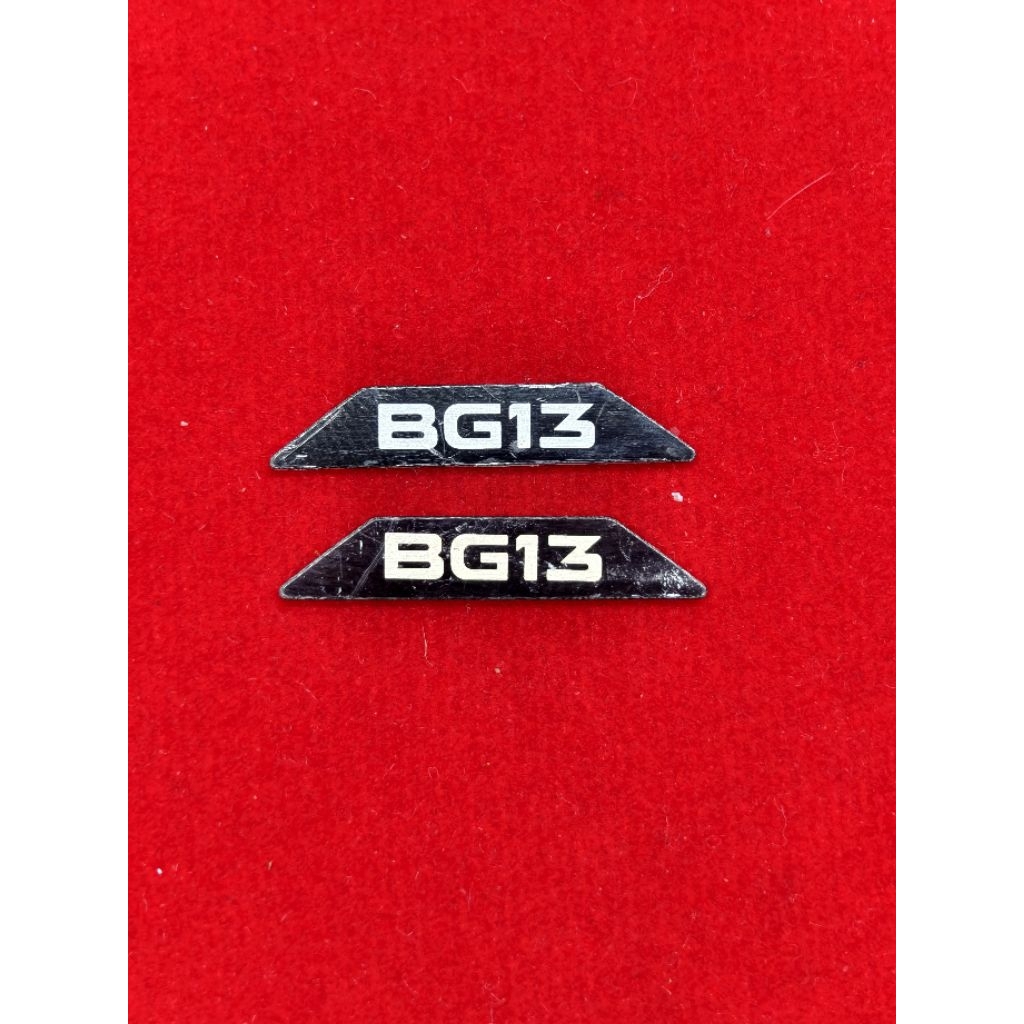 ป้าย  DAIWA BG-13 ( 1คู่ ) ของแท้มือสอง ถอดจากรอก