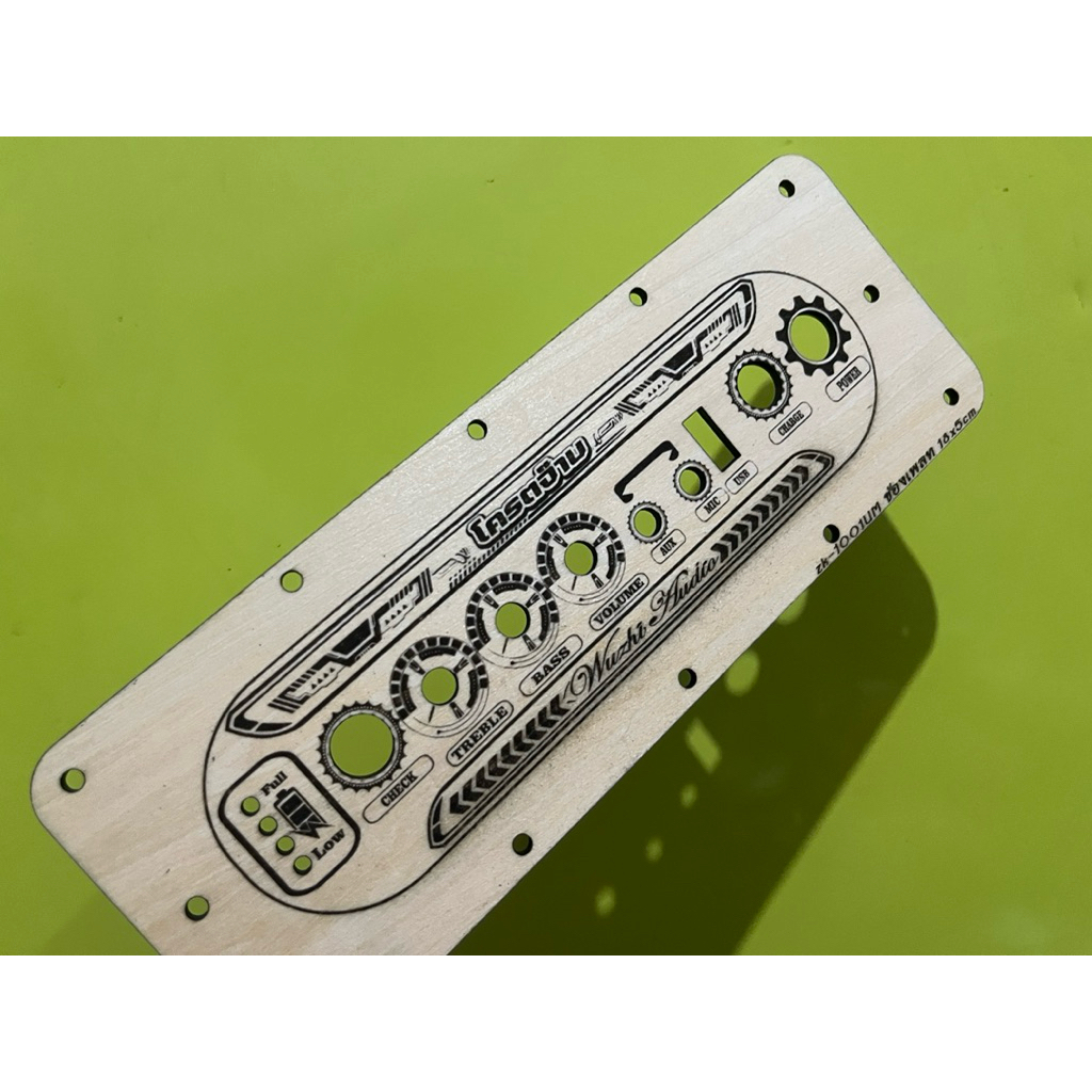 เพลทZK-1001UMเพลทไม้แกะสลักขนาดช่องเพลท18x5cm