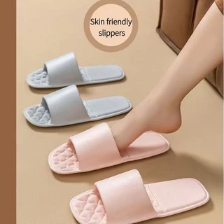 บ้าน Foldable รองเท้าแตะ Anti Slip สวม Soft แต่เพียงผู้เดียวเงียบห้องน้ำรองเท้าแตะ