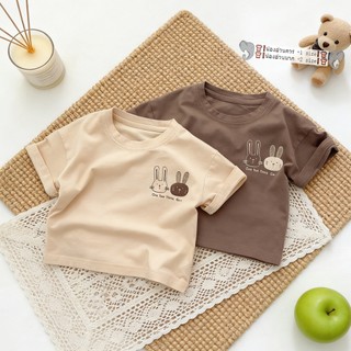 เสื้อแขนสั้นเด็กผู้ชาย เสื้อเด็กลำลอง สไตล์เกาหลี หลวมและลำลอง ผ้านิ่ม ใส่สบาย พร้อมส่ง