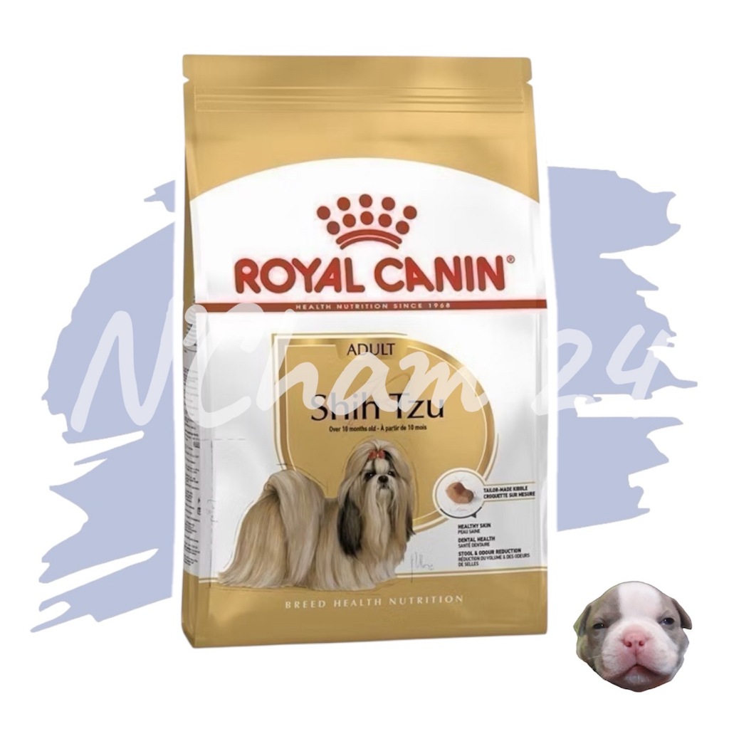 Royal canin Shihtzu ขนาด 1.5 กิโลกรัม อาหารสุนัขลูกสุนัข และสุนัขโต พันธุ์ชิห์สุ