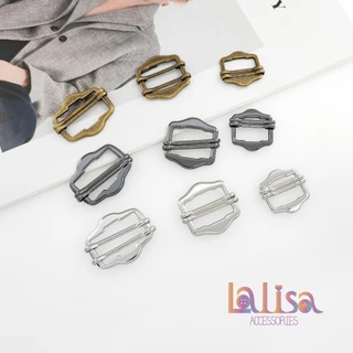 ตัวปรับสายแฟชั่น สำหรับเอี๊ยม เสื้อผ้า และกระเป๋า DIY ดีไซน์วินเทจ alloy buckle HD20-1246