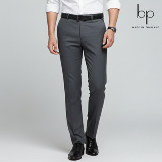 กางเกงสแล็คผ้ายืดสีเทาเข้ม bp มีไซส์ใหญ่(เอว 28-52 ) ผ้าไม่ต…