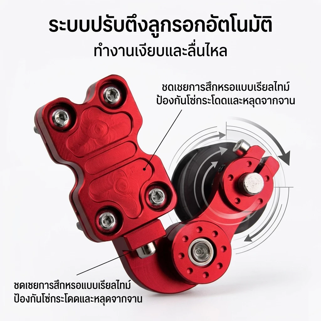 ตัวดันโซ่มอเตอร์ไซค์ อลูมิเนียม CNC thumbnail 5