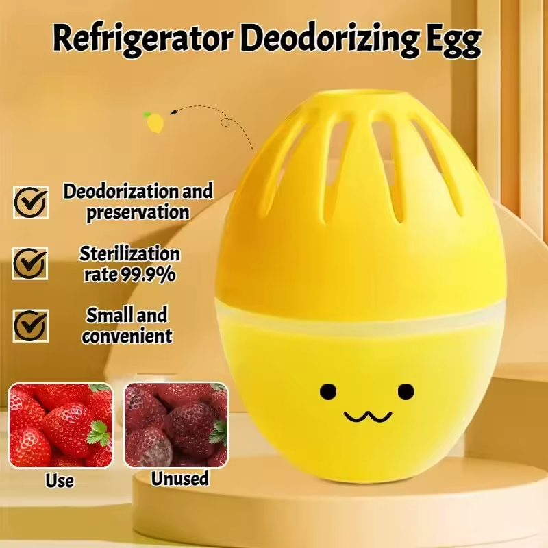 【ของขวัญ】น้ําหอมปรับอากาศ Lemon Active สําหรับกําจัดกลิ่นฆ่าเชื้อ ฆ่าเชื้อ กําจัดกลิ่นและขจัดกลิ่นไม่พึงประสงค์ในตู้เย็น