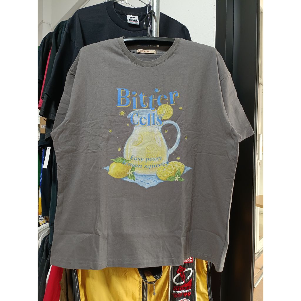 *พร้อมส่ง*🇹🇭 เสื้อ BITTER CELLS Lemonade Tee -Dark Grey