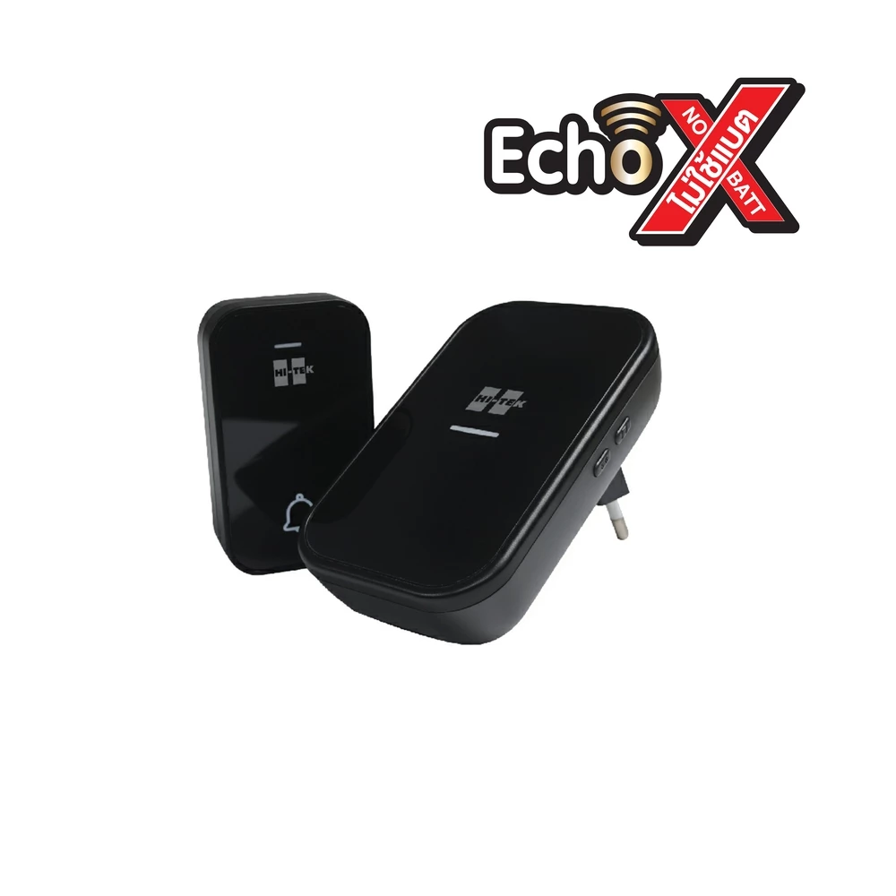 HI-TEK กริ่งไร้สาย แบบไม่ใช้แบตเตอรี่ 220V รุ่น เอคโค่ เอ็กซ์