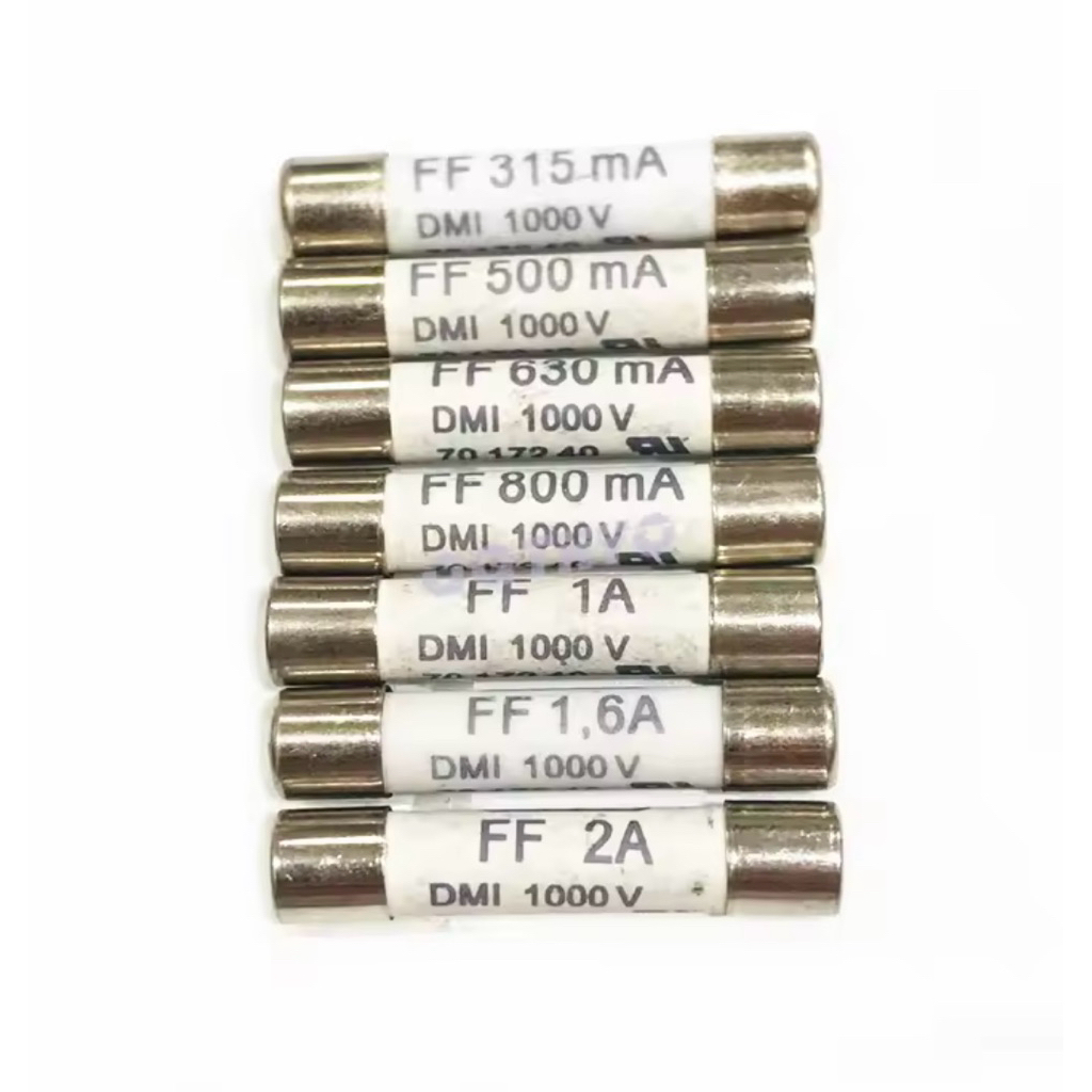 ฟิวส์เซรามิค 7017240 6.3 x 32mm Ceramics Fuses DMI-Fuse FF/ 1000V หลายค่า For Digital Multimeter