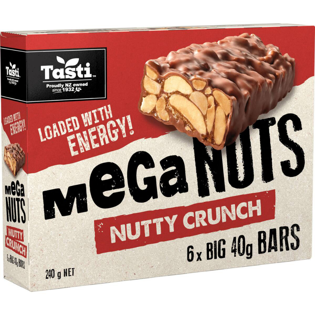 Tasti Mega Nuts Nutty Crunch Bars 240g