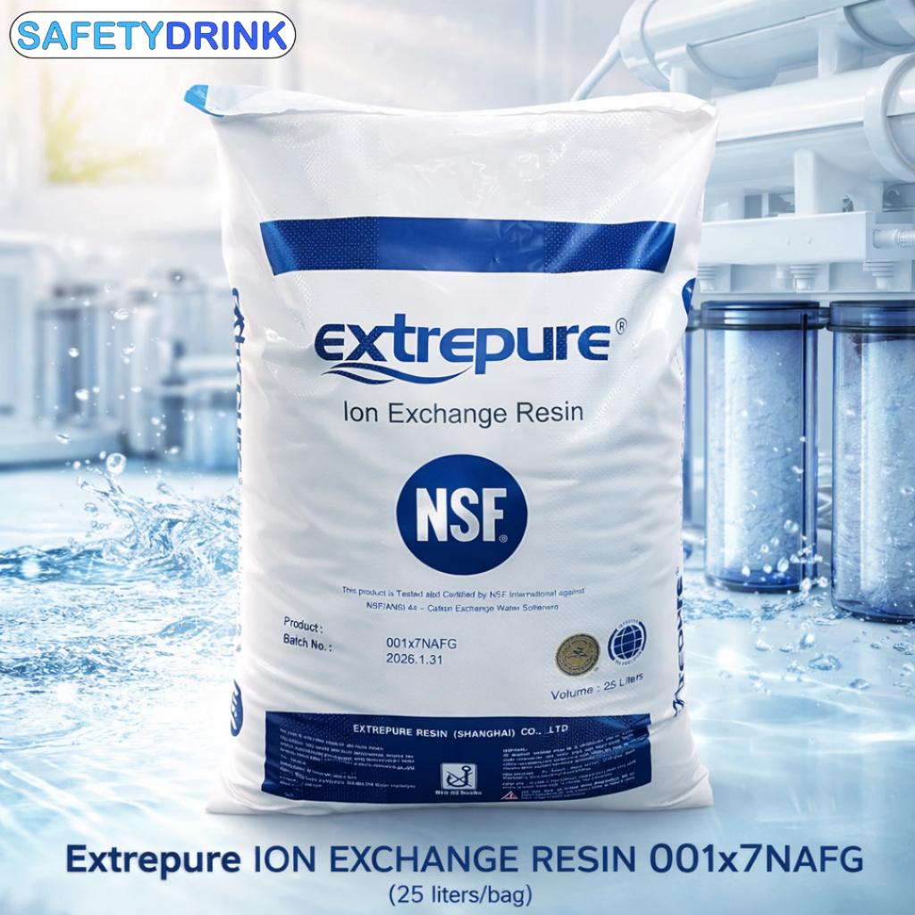 EXTREPURE สารกรองเรซิ่น เกรดน้ำดื่ม 001x7NAFG (ION EXCHANGE RESIN)
