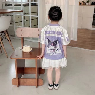 Beryl kids🌸เสื้อผ้าเด็กสาวแฟชั่น🎀เสื้อยืดแขนสั้นเด็กผู้หญิง การ์ตูนน่ารัก หวานและเย็นสบาย ฤดูร้อน สไตล์เกาหลี
