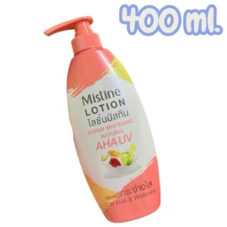 Mistine Super Whitening Natural AHA UV Lotion 400 ml
