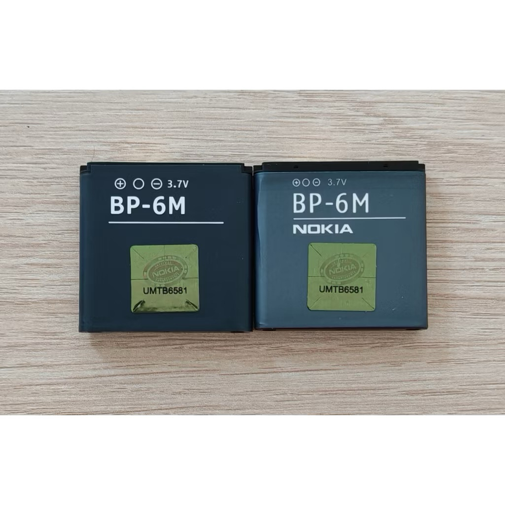 แบตเตอรี่สำหรับNOKIA BP-6M 6233 6280 6288 9300 N73 N93 3250 แบตเตอรี่ 1100mAh
