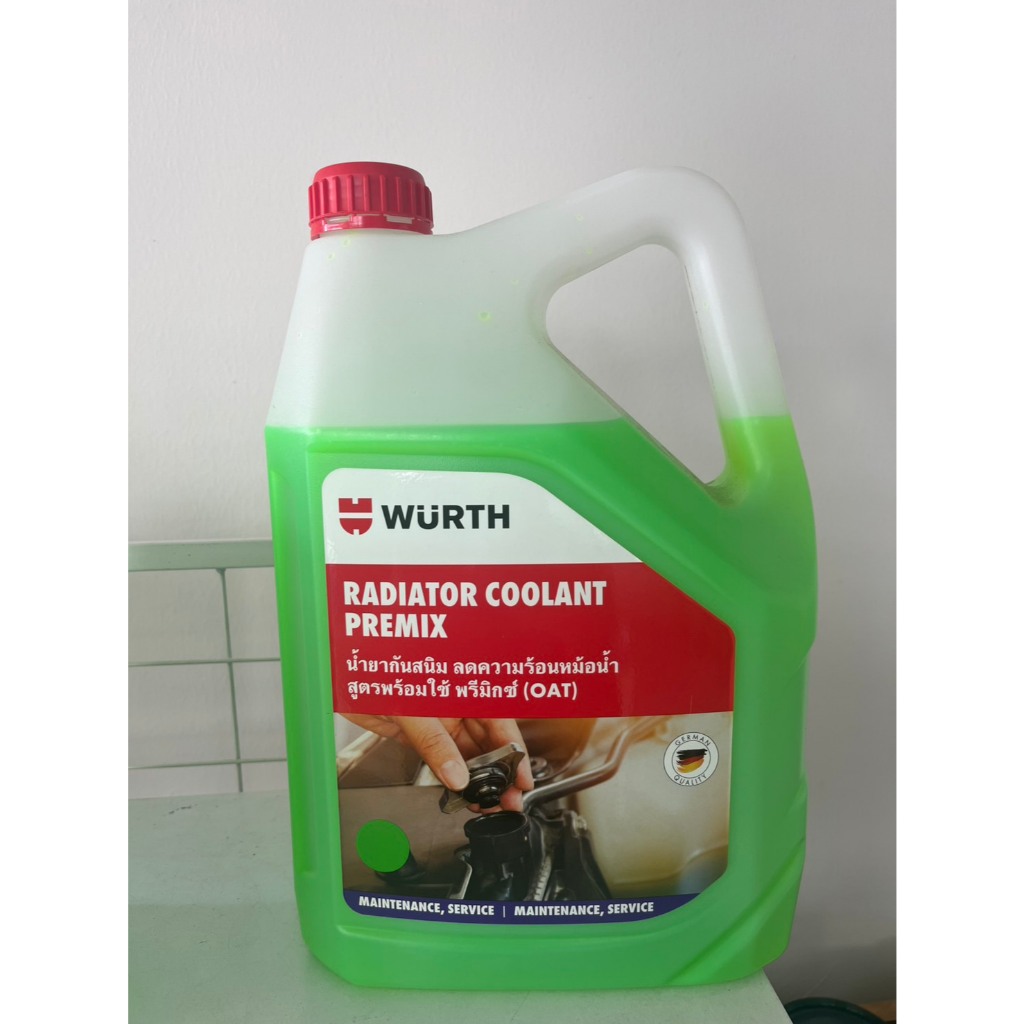 WURTH น้ำยาหม้อน้ำกันสนิม สูตรพร้อมใช้ พรีมิกซ์ 4ลิตร
