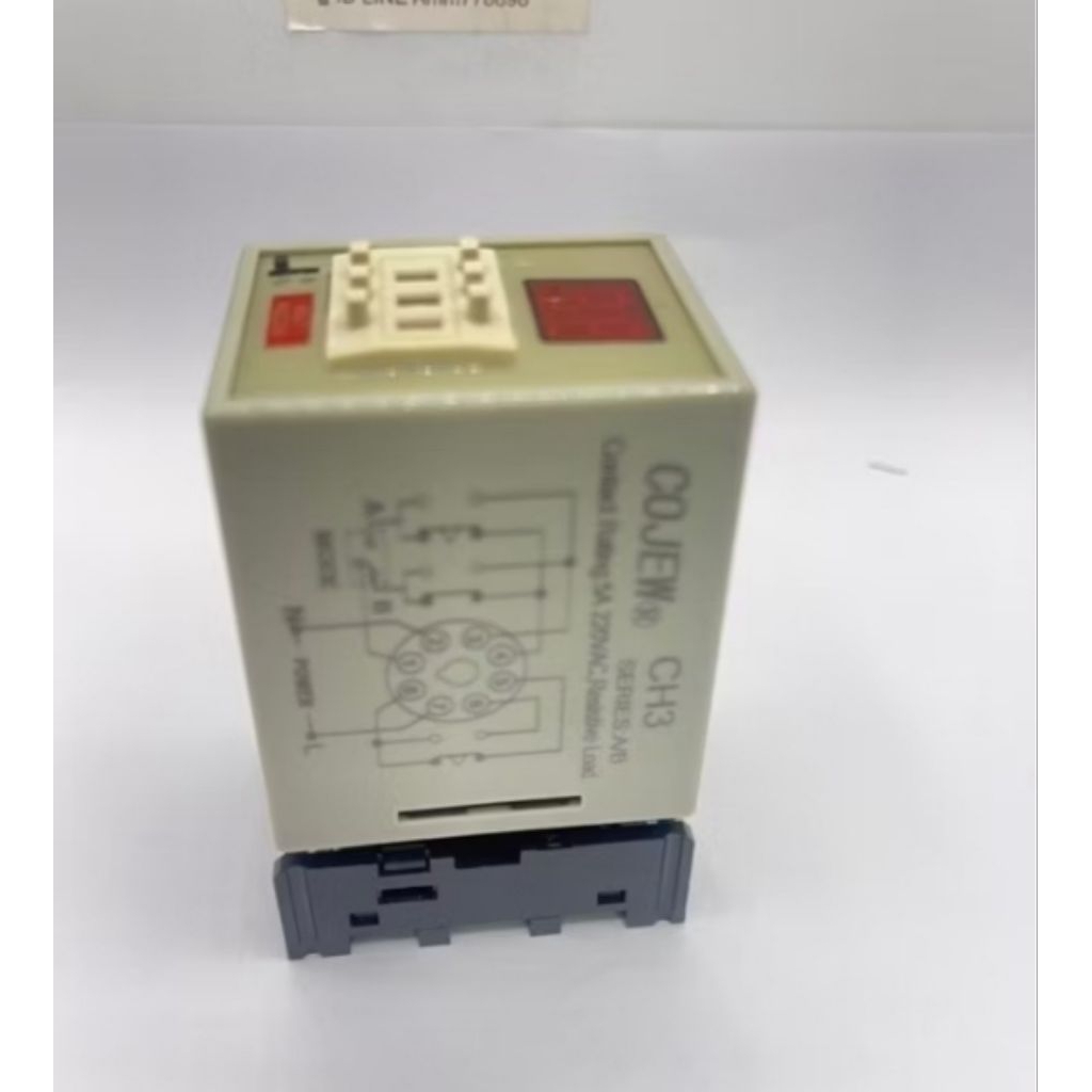 แท้ Timer CH3-AB ทามเมอร์ดิจิตอลพร้อมช็อกเก็ต AC220V5A ส่งจาก กทม มือ1