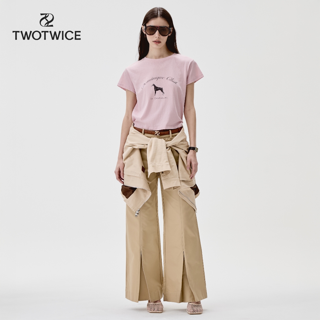 Twotwice - Dominique Club Baby Tee *สินค้าพร้อมส่ง* รูปที่ 3